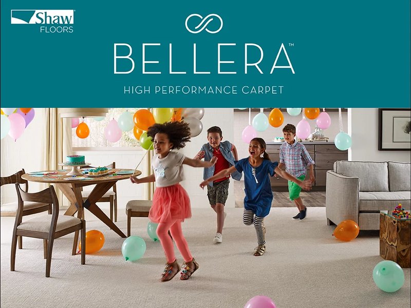 Bellera banner from Mike's Floors in Sitka